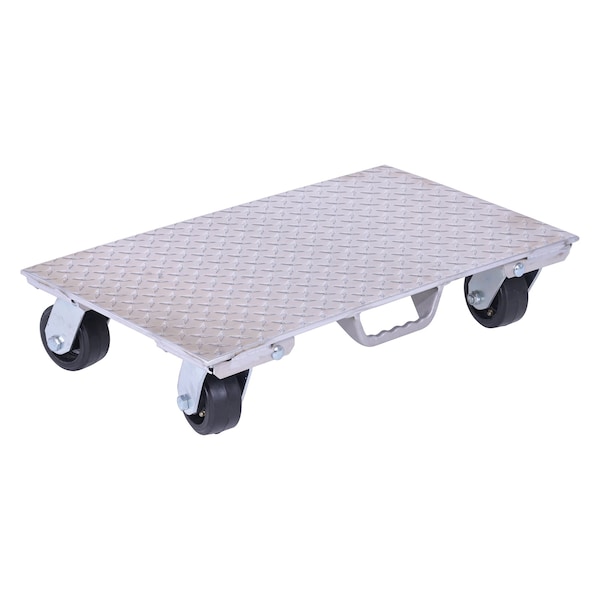 Aluminum Plate Dolly With Rubber Wheels, PK2